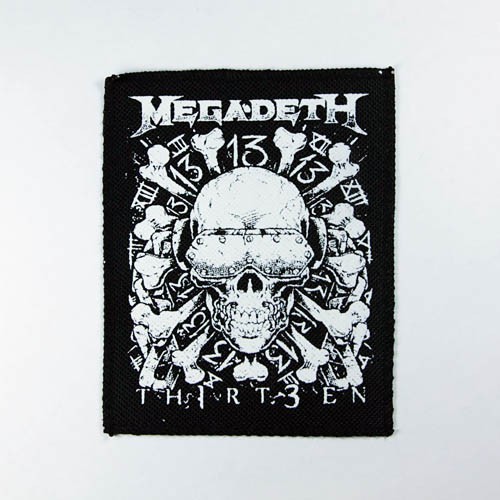 Декор нашивка  Megadeth - 13 (95X120)