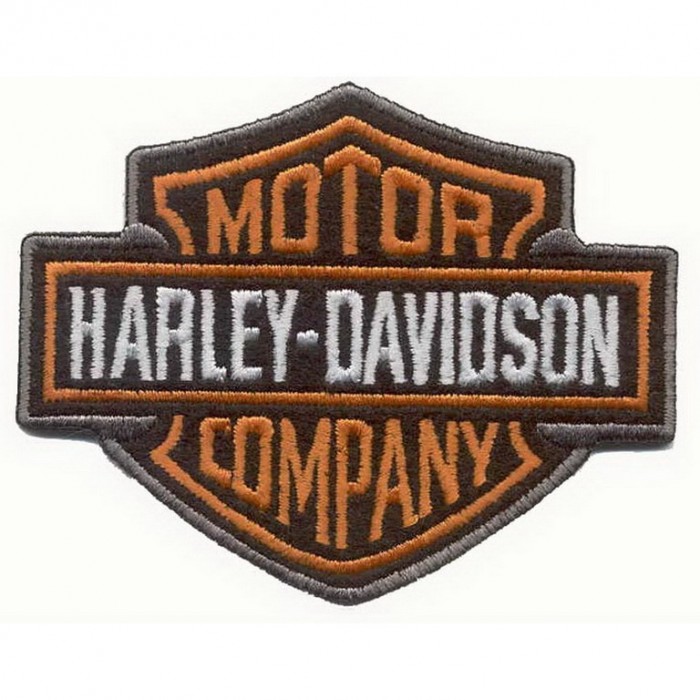 Декор нашивка Harley-Davidson Лого (8,5 х 6,7)