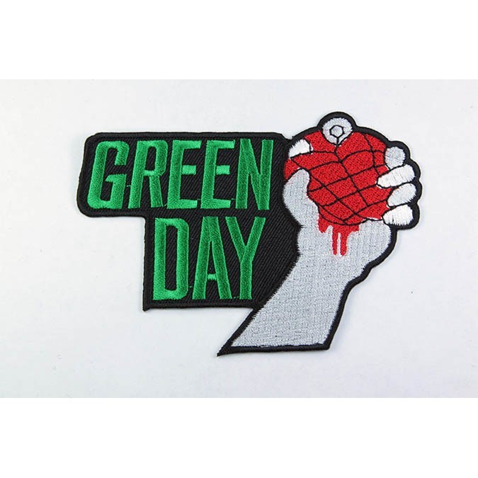 Декор нашивка  Green Day (вырезаная)