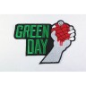 Декор нашивка  Green Day (вырезаная)