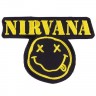 Декор нашивка  Nirvana ( слово+смайл )