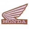 Декор нашивка Honda (бежевая)