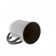 Кружка для сублимации керамика белая, внутри, ручка и ложка черные 330мл