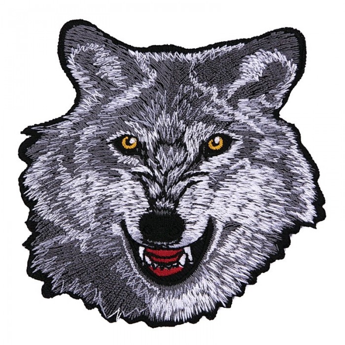 Декор нашивка  Волк (85х85)