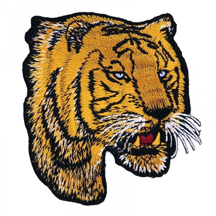 Декор нашивка  Тигр (рыжий)