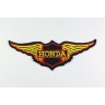 Декор нашивка Honda (крылья, желтый)