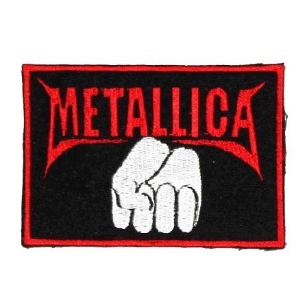 Декор нашивка  Metallica (кулак)