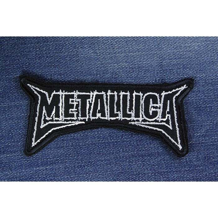 Декор нашивка  Metallica (лого вырезаное)