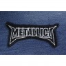 Декор нашивка  Metallica (лого вырезаное)