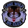 Декор нашивка  Lone Wolf No Club (230*240)