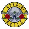 Декор нашивка  Guns n Roses (желтая)