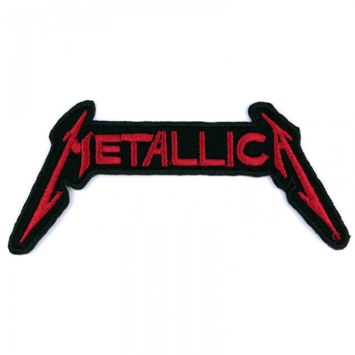 Декор нашивка  Metallica (лого красное)