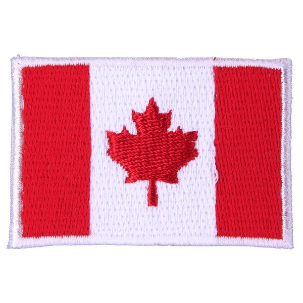 Декор нашивка  Флаг Канады 50*35
