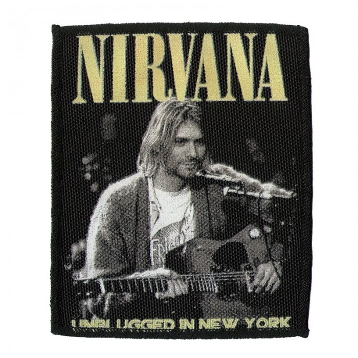 Декор нашивка  Nirvana - Unplugged in New York (85х105)