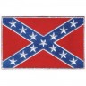 Декор нашивка  Флаг конфедератов (серебро) 2