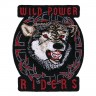 Декор нашивка  Волк - Wild Power Riders