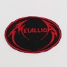 Декор нашивка  Metallica (овал)