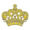 Декор нашивка  - Корона (золото)