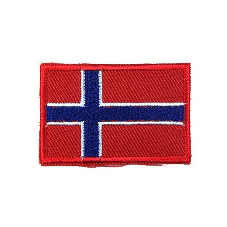 Декор нашивка  Флаг Норвегии (45х30мм)