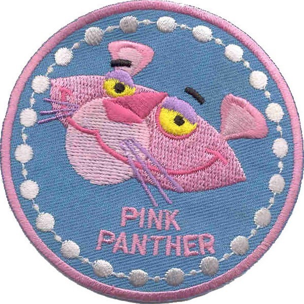 Декор нашивка  PINK PANTHER