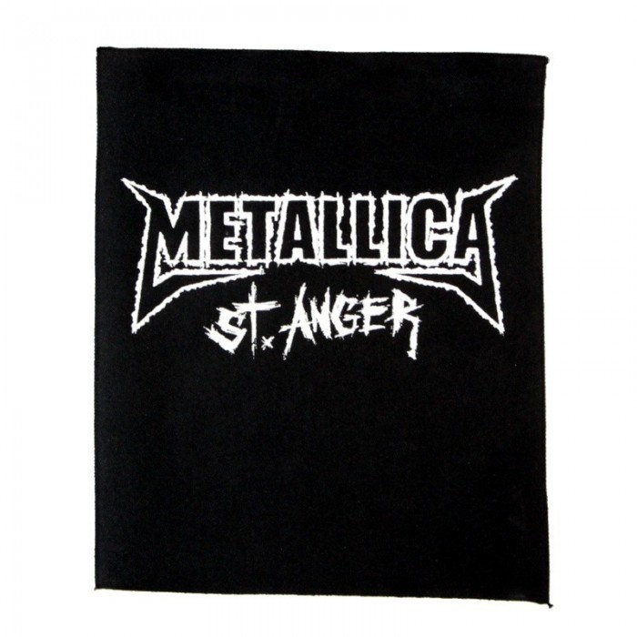 Декор нашивка  Metallica "St. Anger" ч/б