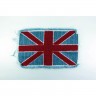 Декор нашивка  Британский флаг (большая) джинсовая