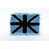 Декор нашивка  Британский флаг (большая) джинсовая 2