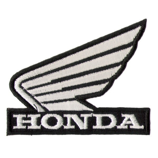 Декор нашивка Honda белое лого