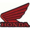Декор нашивка Honda черная