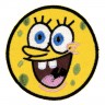 Декор нашивка  Sponge Bob (круглая)