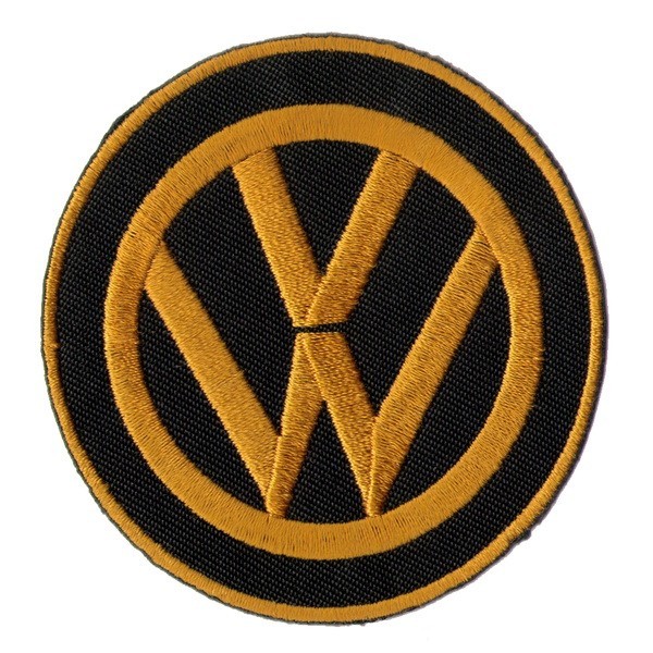 Декор нашивка Volkswagen коричневое лого