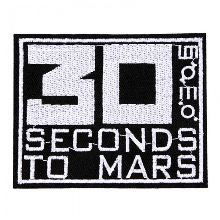 Декор нашивка  30 seconds to Mars (надпись)