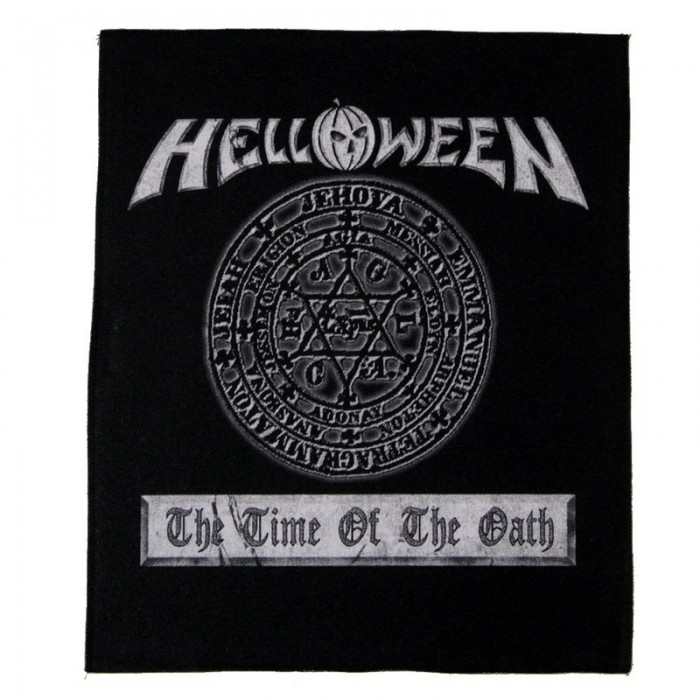 Декор нашивка  Helloween спина "The Time Of The Oath"