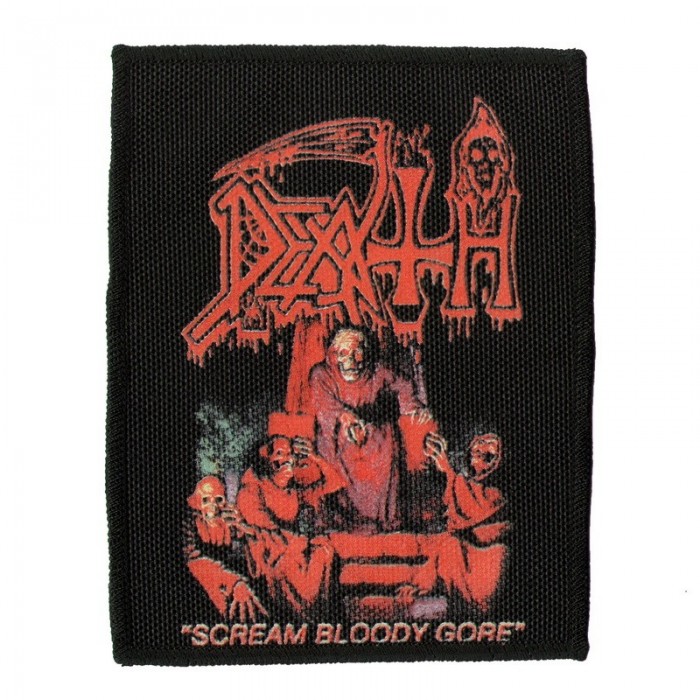 Декор нашивка  Death - Scream Bloody Gore (85х105)