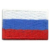 Декор нашивка  Флаг России (мини)