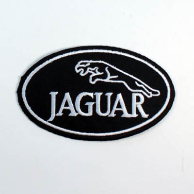 Декор нашивка Jaguar (черная)