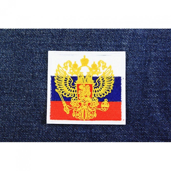Декор нашивка  Флаг России с гербом