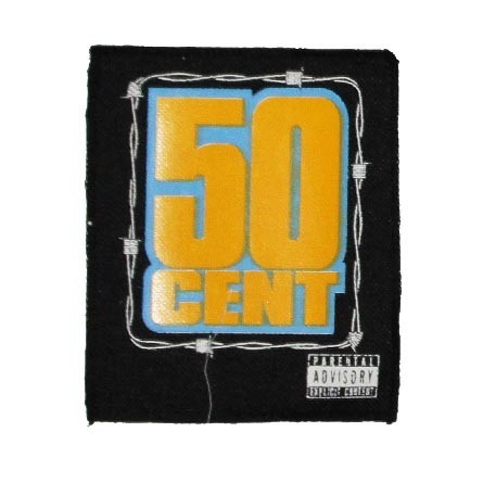 Декор нашивка  50 Cent (95X115)