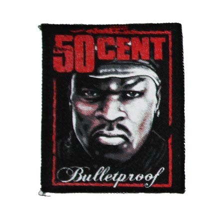 Декор нашивка  50 Cent - Bulletproof (115X125)
