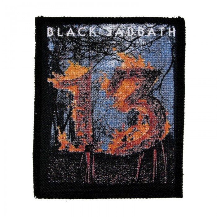 Декор нашивка  Black Sabbath "13" (90Х110)