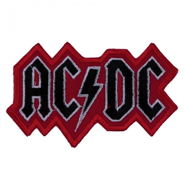 Декор нашивка  AC/DC (вырезанная)