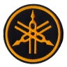 Декор нашивка Yamaha лого желтое