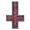 Декор нашивка  Black Sabbath (крест)