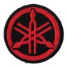 Декор нашивка Yamaha лого красное