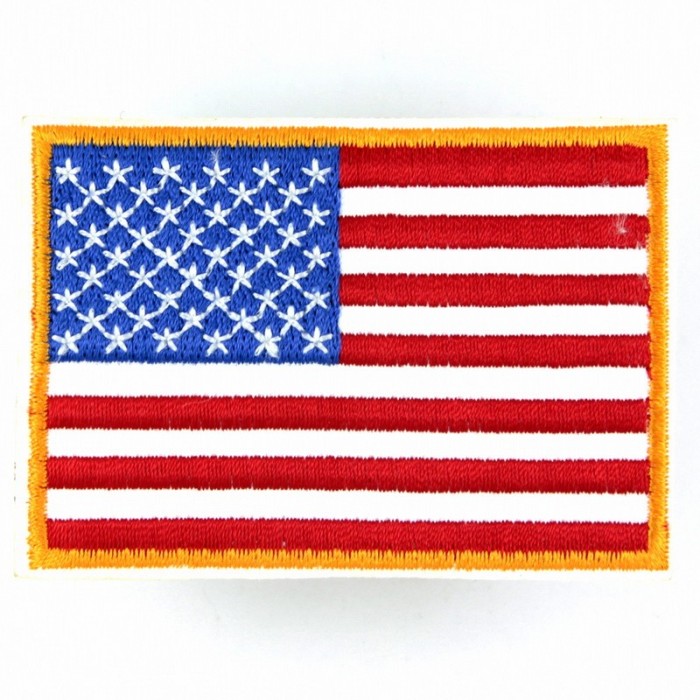 Декор нашивка  Флаг США (70х50 мм)