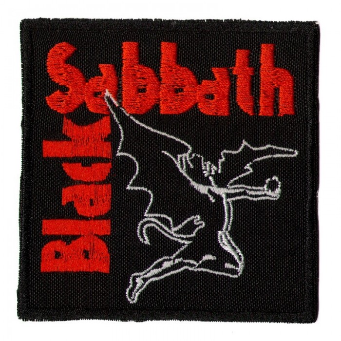 Декор нашивка  Black Sabbath (летящий демон)