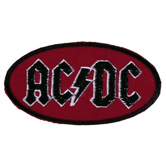 Декор нашивка  AC/DC (овал)