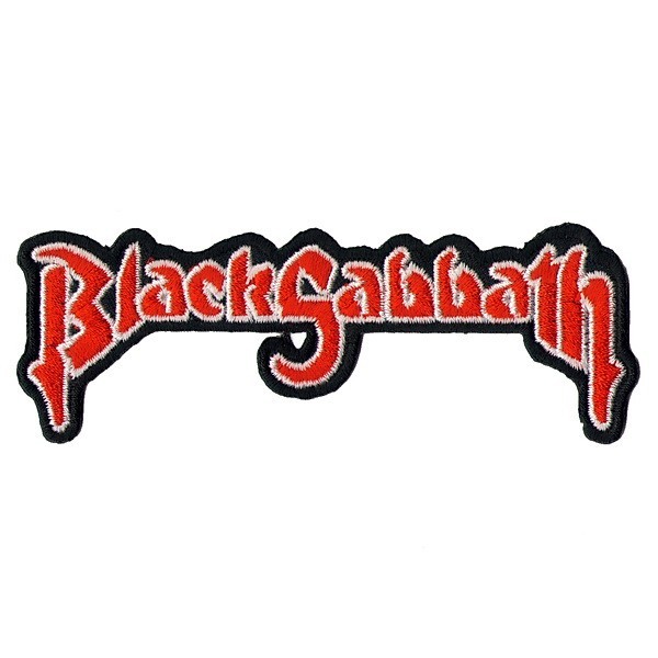 Декор нашивка  Black Sabbath (надпись)