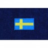 Декор нашивка  Флаг Швеции (35х20мм)