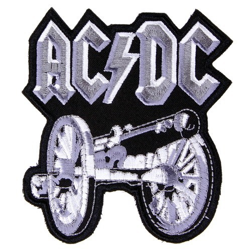 Декор нашивка  AC/DC (Пушка)